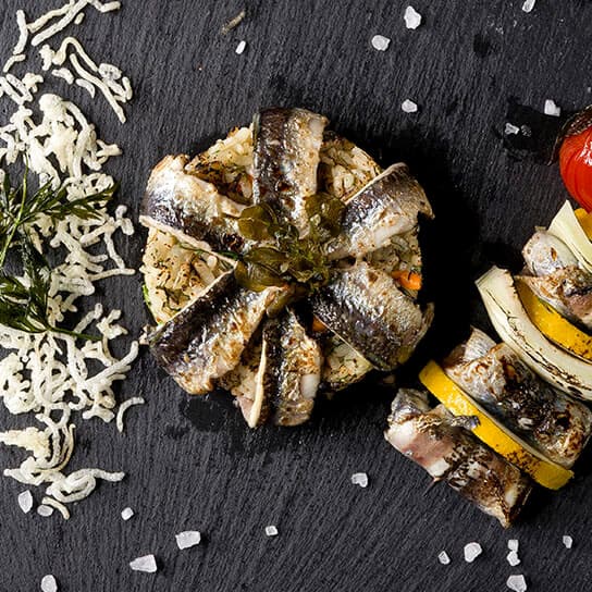 Sardine pilaf