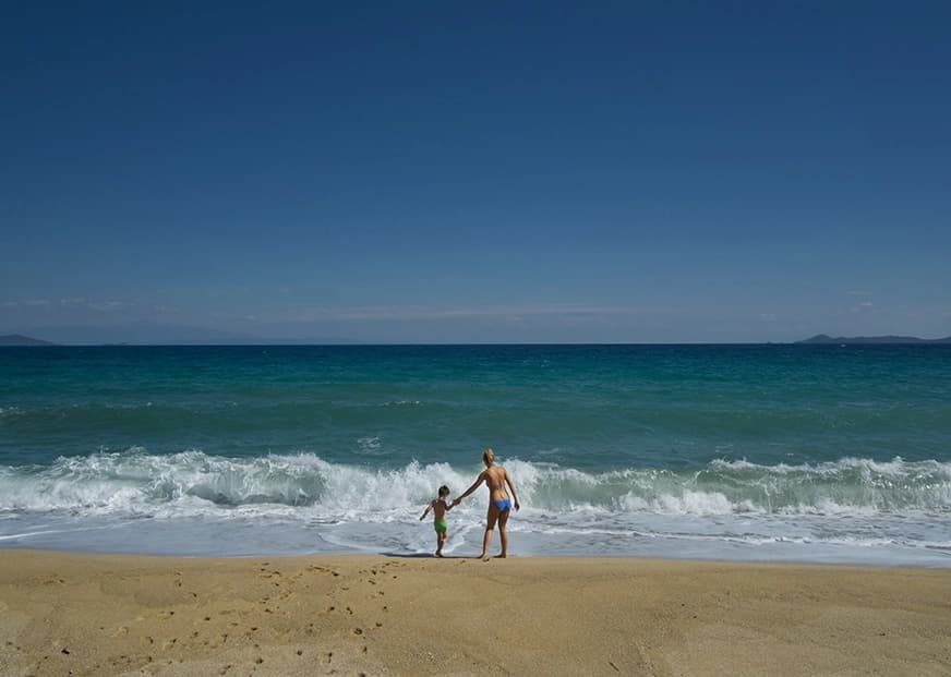 Eastern Halkidiki, Greece: the place where the Persian King Xerxes passed
