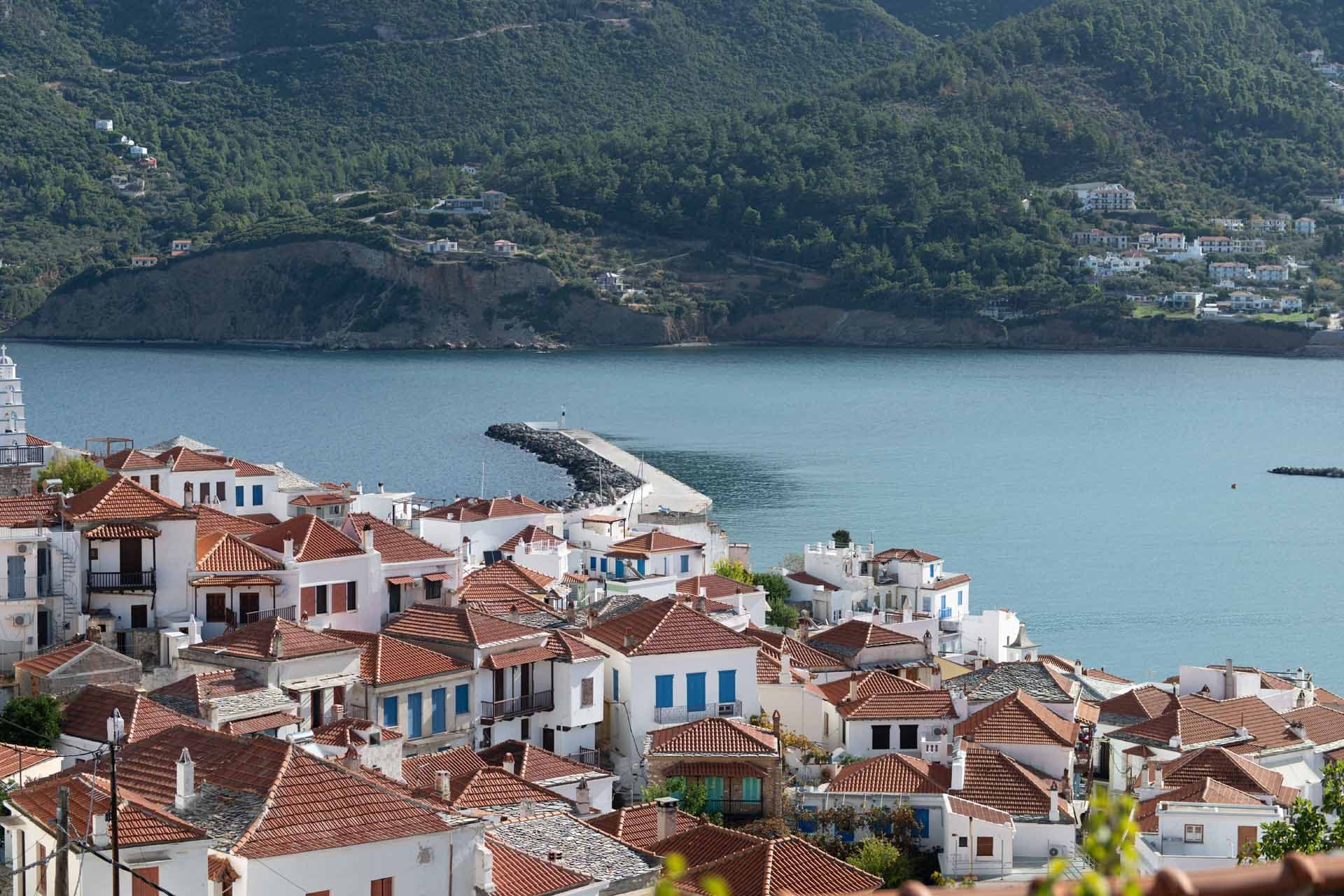 Exploring Hora on Skopelos