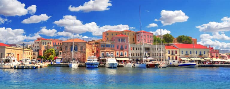 Spaziergang durch den venezianischen Hafen von Chania