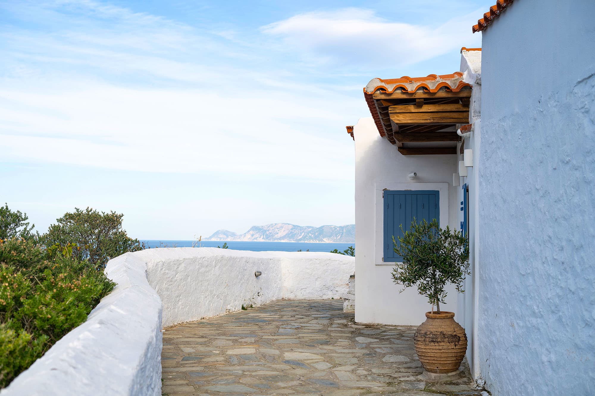 Exploring Hora on Skopelos