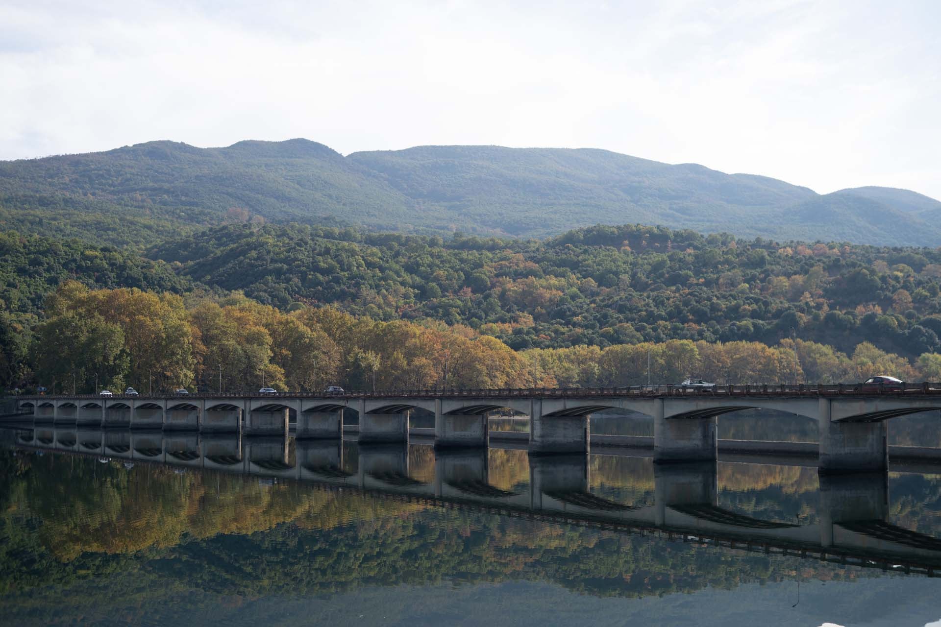The Aliakmon River dam